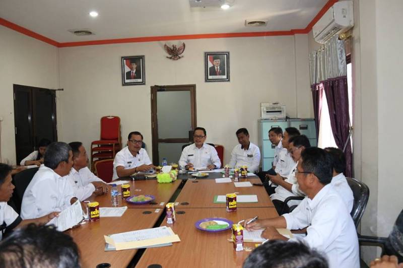 Rapat Persiapan Pembagian Sertifikat Tanah dari Program PTSL Tahun 2017